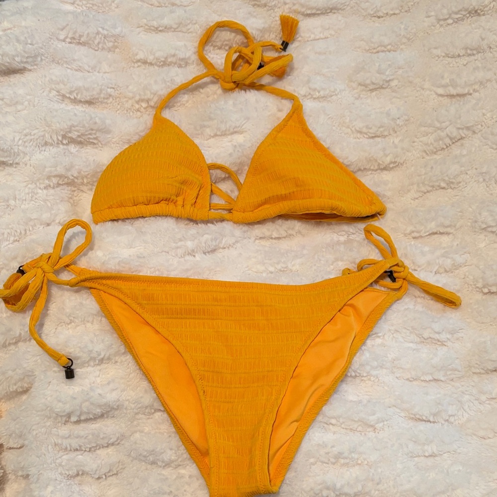 Vibrant Yellow Bikini Set